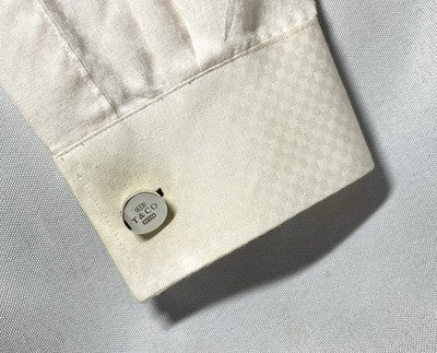 Auth [Beautiful] Tiffany T & CO 1837 engraving cufflinks Sterling silver925 Gift