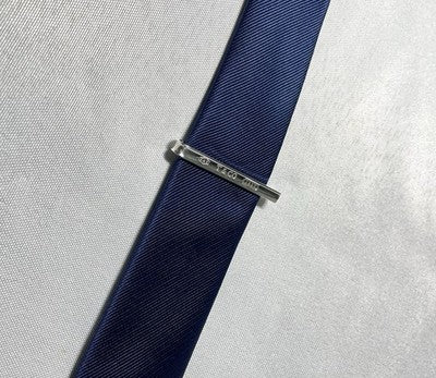 Auth Beautiful Tiffany T & CO 1837 engraving tie clip pin bar silver AG925 Gift