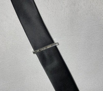 Auth Beautiful Tiffany T & CO 1837 engraving tie clip pin bar silver AG925 Gift