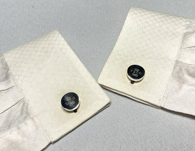 Auth [Beautiful] Tiffany T & CO 1837 engraving cufflinks Sterling silver925 Gift
