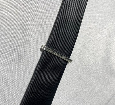 Auth Beautiful Tiffany T & CO 1837 engraving tie clip pin bar silver AG925 Gift