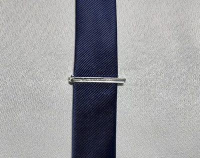 Auth Beautiful Tiffany T & CO 1837 engraving tie clip pin bar silver AG925 Gift