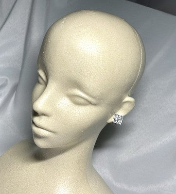 Auth [Beautiful] Christian Dior Trotter Logo Design clip on Earrings unisex Gift