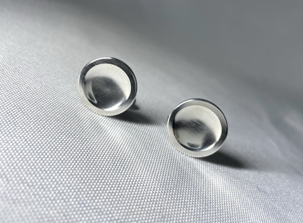 Auth Beautiful Georg Jensen Cufflinks #108 Oval Sterling Silver 925 Vintage Gift