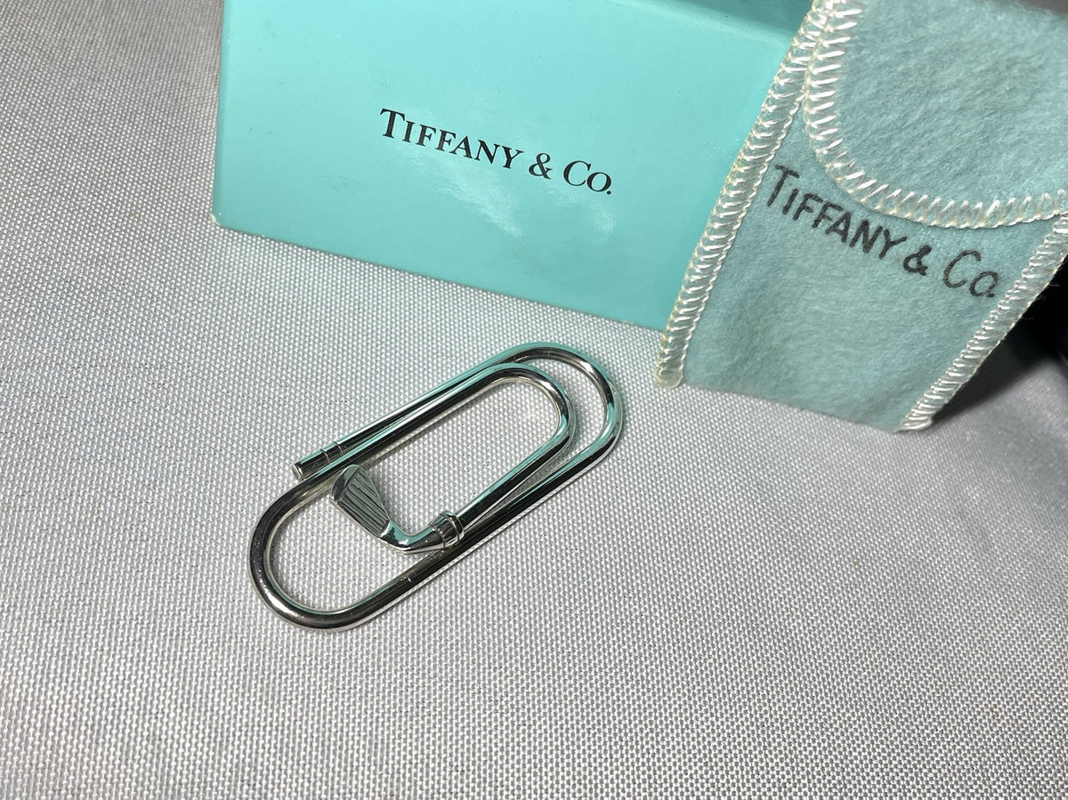 Auth [Raro] Tiffany Fermasoldi Golf Club argento clip banconote Portafoglio SV925 +Scatola