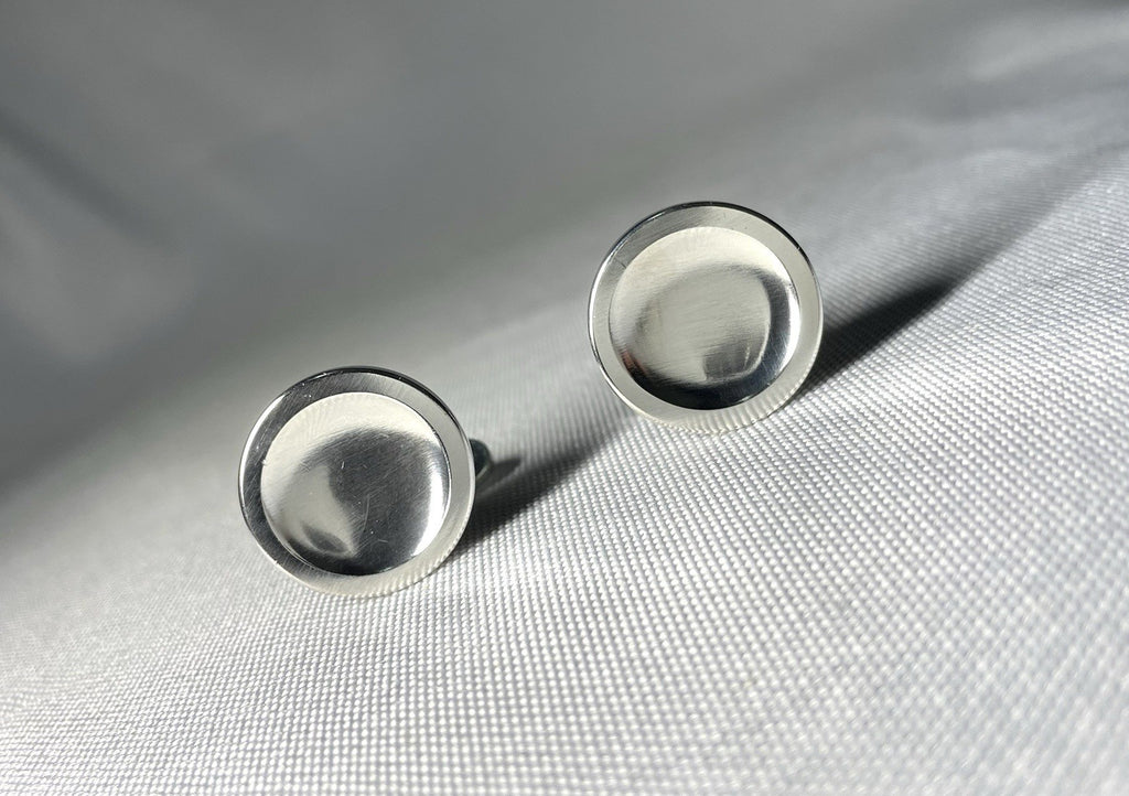 Auth Beautiful Georg Jensen Cufflinks #108 Oval Sterling Silver 925 Vintage Gift