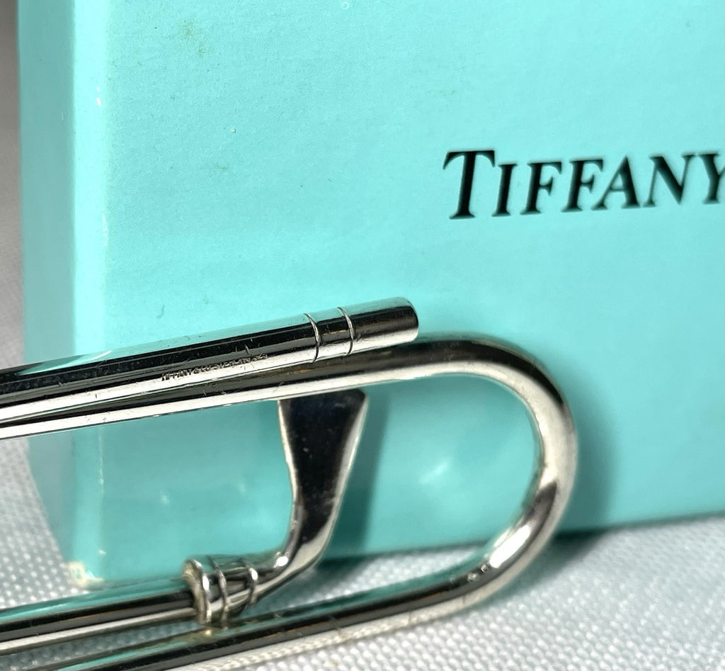 Auth [Raro] Tiffany Fermasoldi Golf Club argento clip banconote Portafoglio SV925 +Scatola