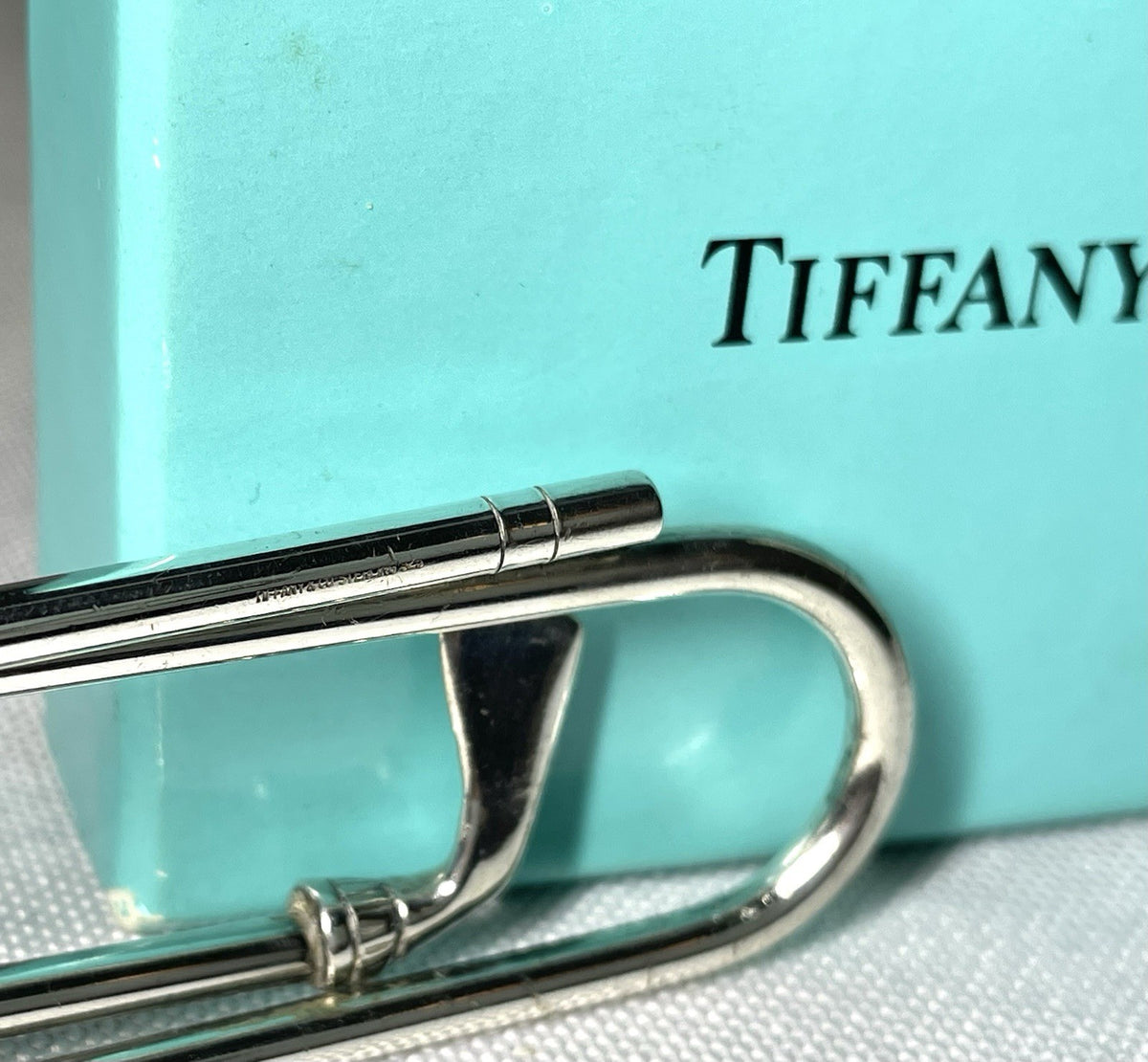Auth [Raro] Tiffany Fermasoldi Golf Club argento clip banconote Portafoglio SV925 +Scatola