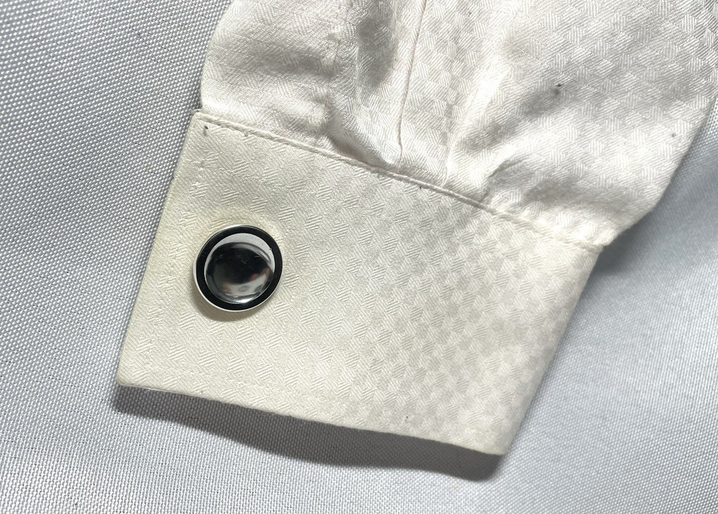 Auth Beautiful Georg Jensen Cufflinks #108 Oval Sterling Silver 925 Vintage Gift