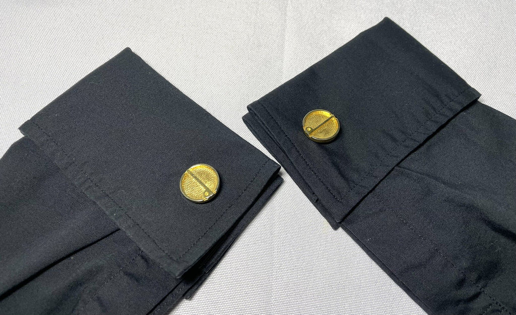 Auth Rare Dunhill cufflinks d logo pattern line oval vintage antique
