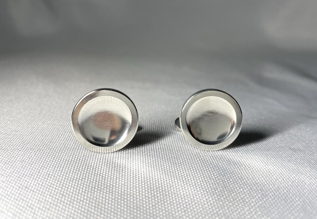 Auth Beautiful Georg Jensen Cufflinks #108 Oval Sterling Silver 925 Vintage Gift